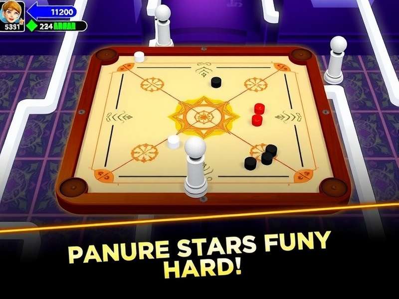 Carrom Stars Fury in Action Carrom Stars Fury Gameplay Screenshot